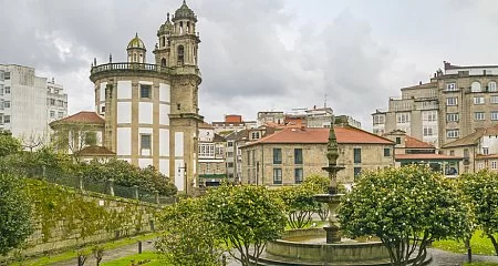 Gardens near the Church of San Francisco in Pontevedra._342