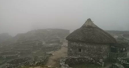 Santa Trega Castro shrouded in mist, Rías Baixas_44